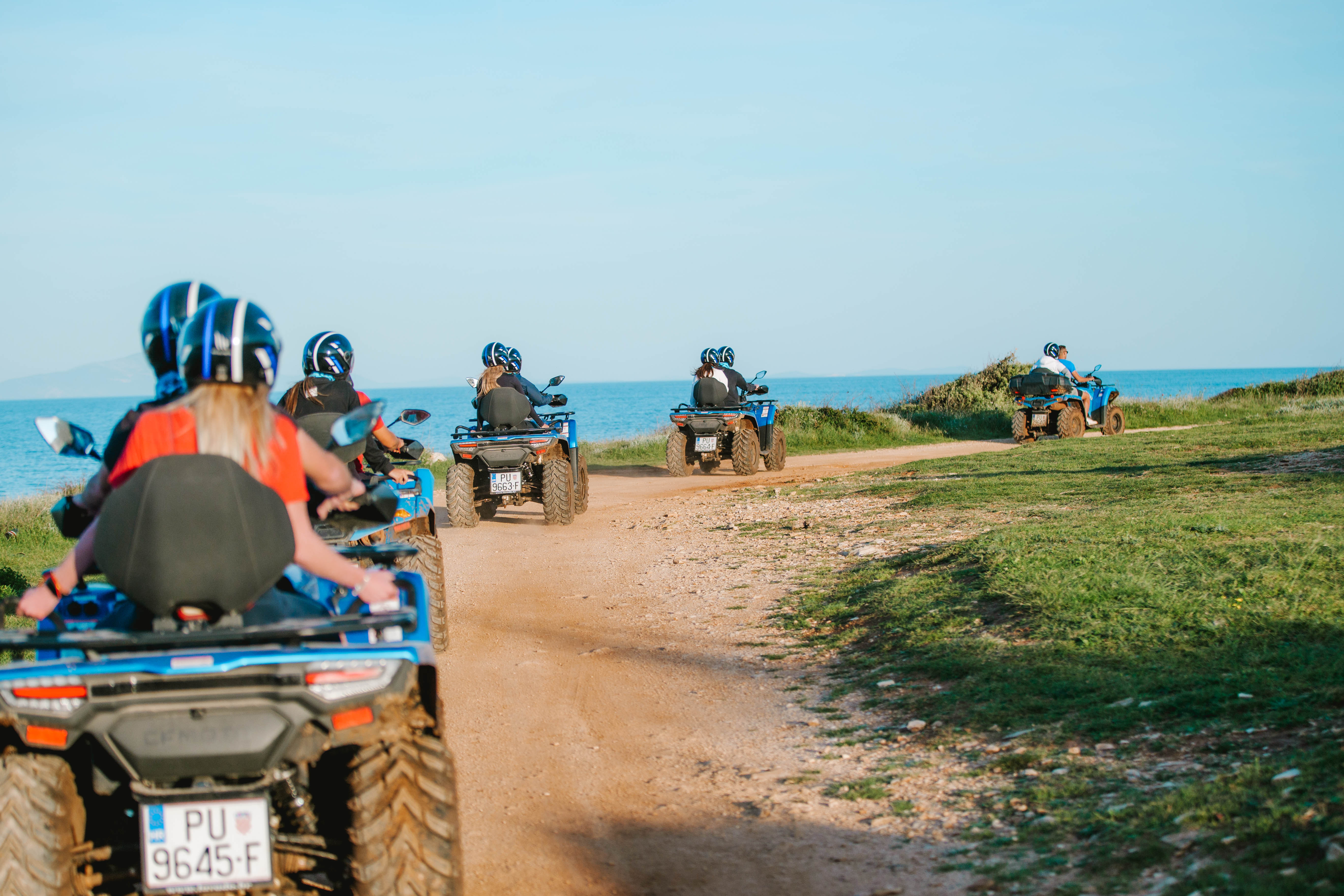 Quick quad bike ride with beautiful coastline