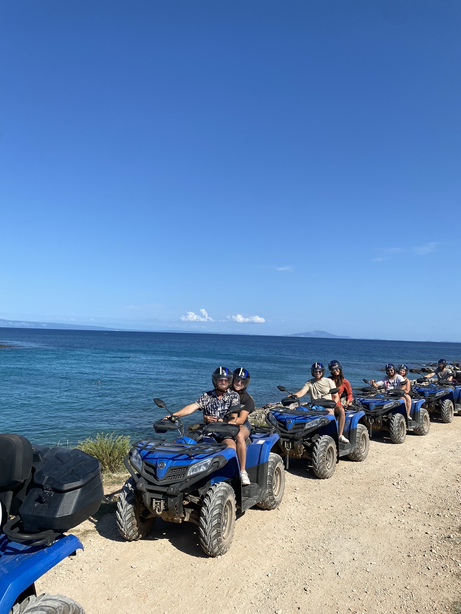 Seaside quad biking adventure in Croatia