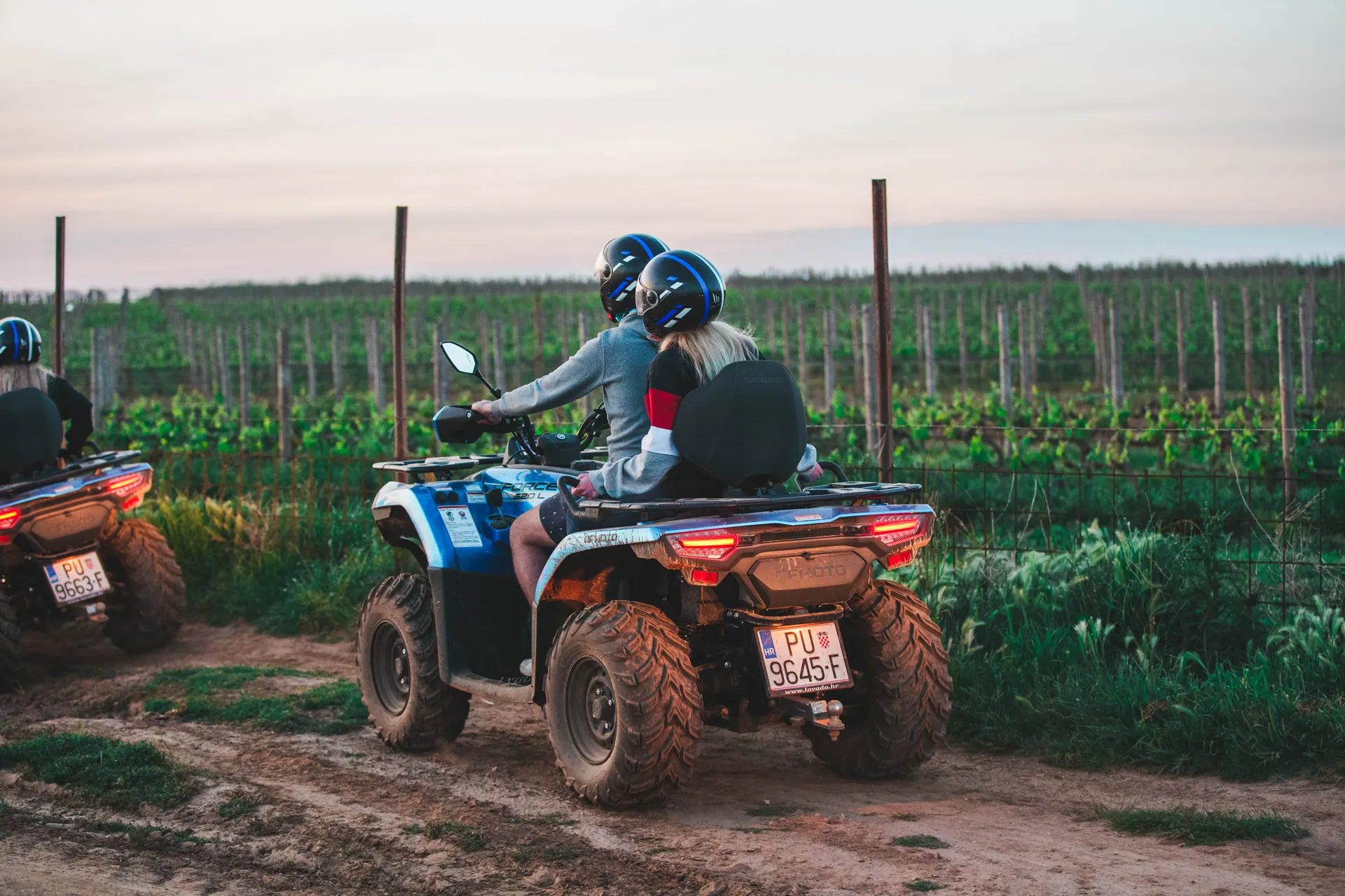 Quad tour on scenic trails in Istria