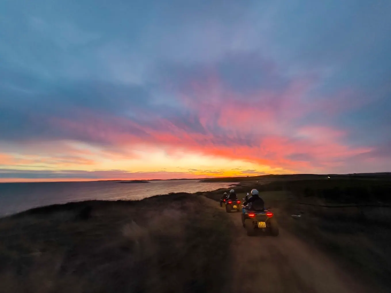 ATV tour guests exploring off-road trails near Medulin