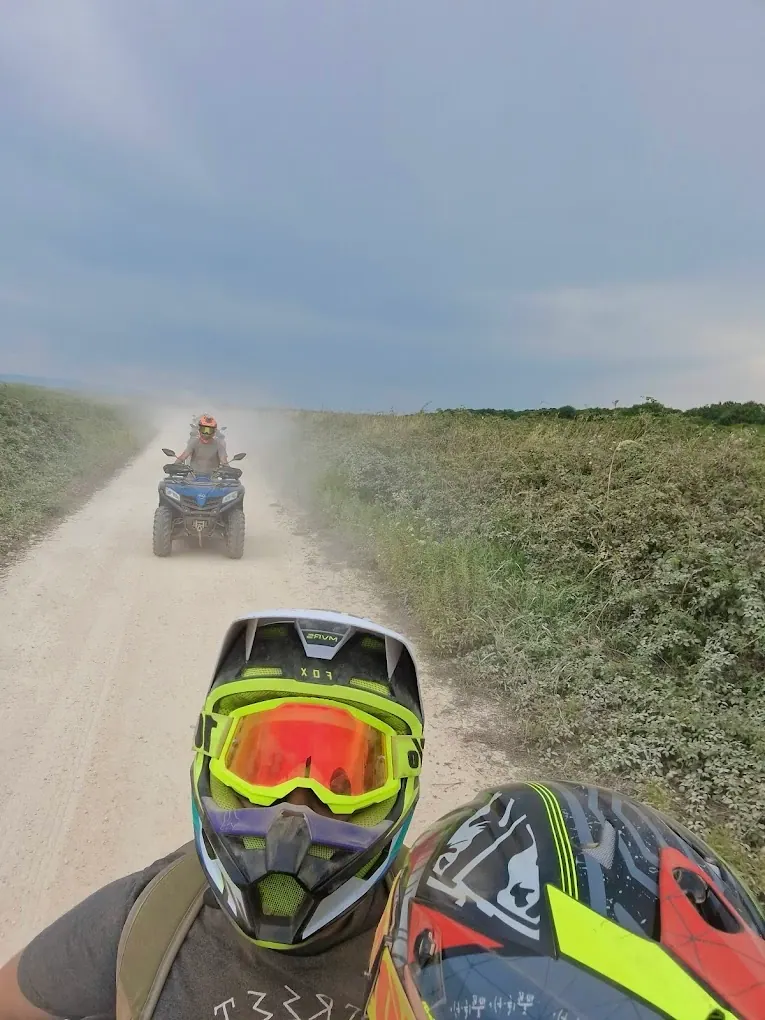 Quad tour group photo during an Istrian ATV adventure